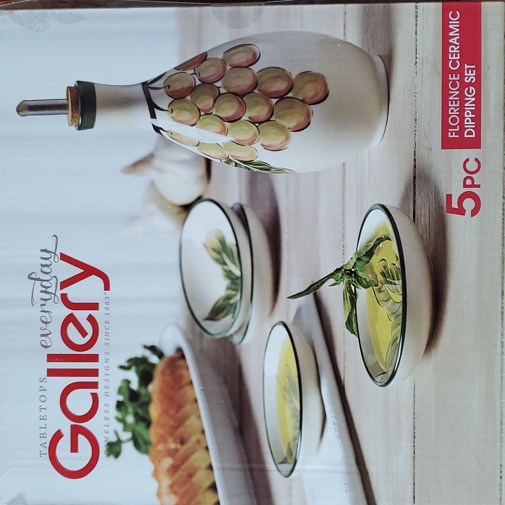 Tabletops Gallery 5-pc Florence Ceramic Dipping set